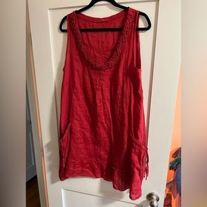 Women’s dress. Linen.